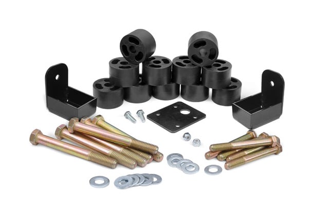 Jeep Wrangler Unlimited Suspension Lift Kit - Rough Country - 1.25 Inch Body Lift Kit - '04-'06